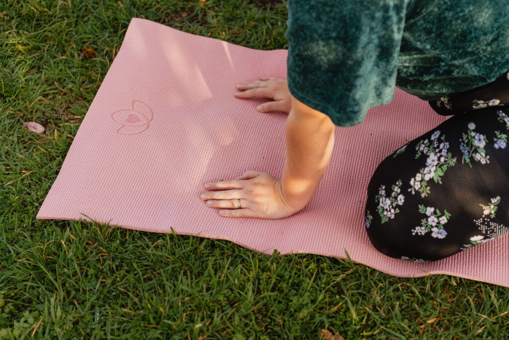 Outdoor en personal branding fotografie pluktuin yoga